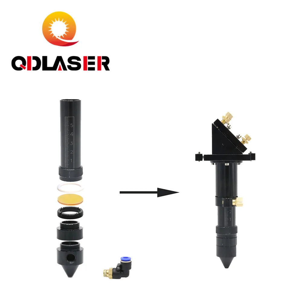 QDLASER Laser Spare Parts Long Universal Nozzles for Co2 Laser Head