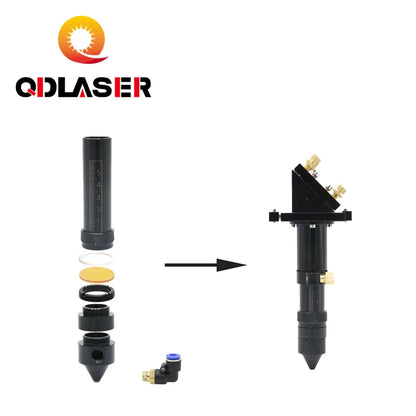 QDLASER Laser Spare Parts Long Universal Nozzles for Co2 Laser Head