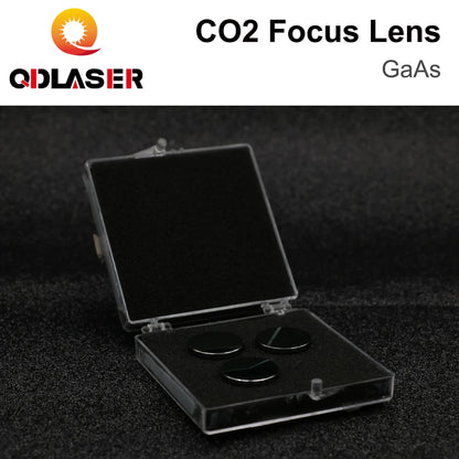 QDLASER CO2 Focus Lens GaAs Dia. 19.05 / 20mm FL 50.8 63.5 101.6mm 1.5-4" High Quality for CO2 Laser Engraving Cutting Machine