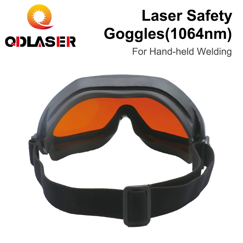 QDLASER 1064nm Fiber Welding Safety Glasses Type F 190-550 & 800-1100nm OD7+ Protective Glasses Shield Protection Eyewear