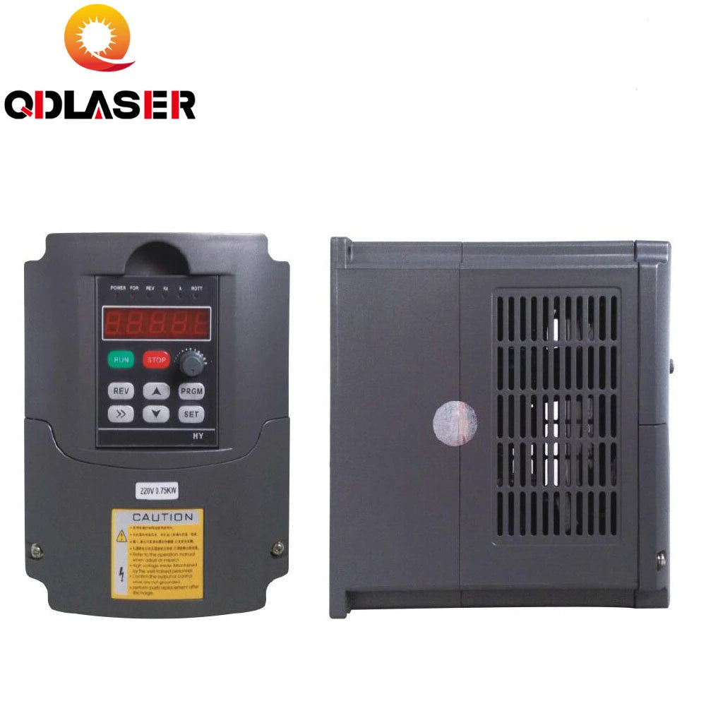 QDLASER 4kw VFD Variable Frequency Drive VFD Inverter 3HP 380v Frequency Inverter Spindle Motor Speed Control