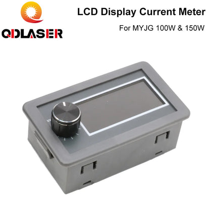 QDLASER LCD Display CO2 Current Meter External Screen Adjustable Current for MYJG Series 100W &150W CO2 Laser Power Supply