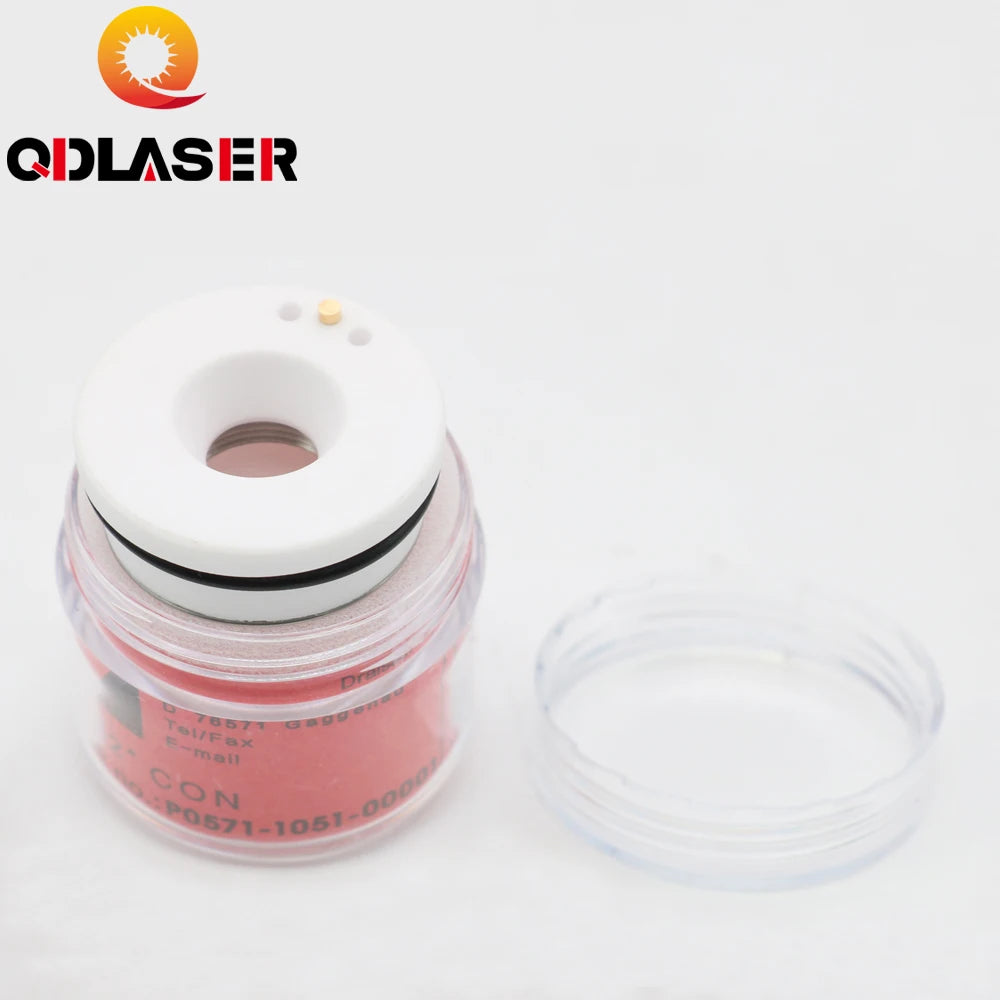 QDLASER Laser Fiber Ceramic D28/32 OEM Precitec KT B2 CON P0571-1051-00001 Nozzle Holder for Fiber Laser Head