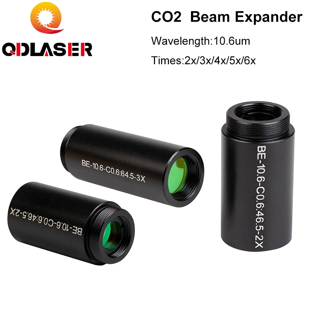CO2 Laser Beam Expander 2X 2.5X 3X 4X 5X 6X 8X Wavelength 10.6um Fixed Series