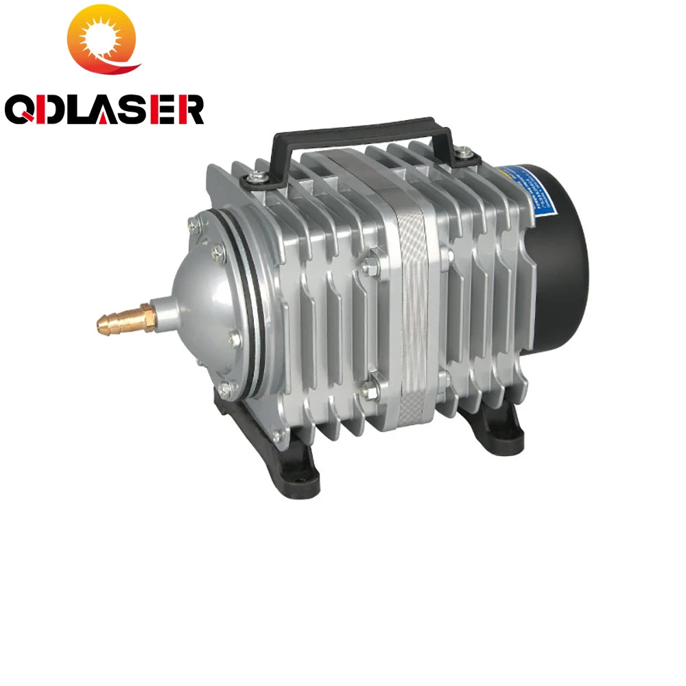 QDLASER ACO-008 138W 100L/min Electric Magnetic Air Compressor Air Pump With Check Valve Air Stone Water Pipe for Laser Machine