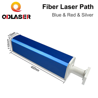 Fiber Marking Laser Path Bule Path Housing Red Color Marking Optical System Part for DIY Fiber Laser Marking Beam Lens Instal