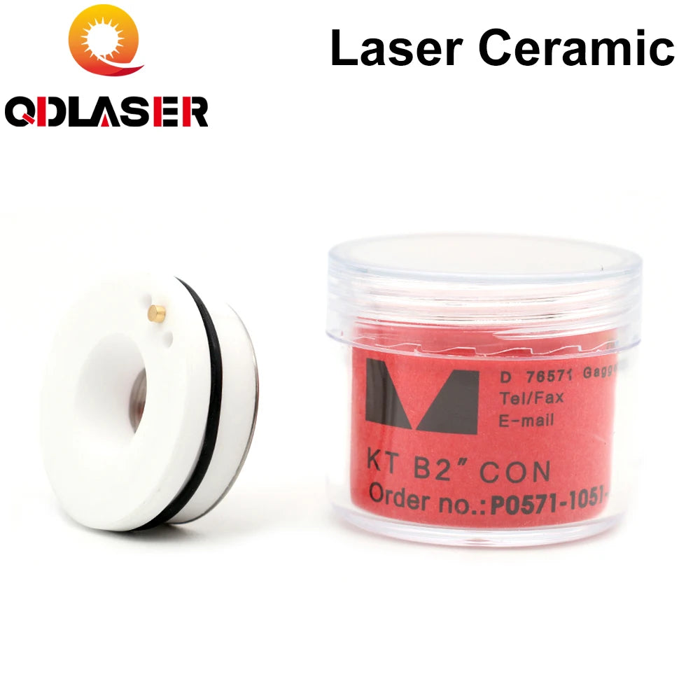 QDLASER Laser Fiber Ceramic D28/32 OEM Precitec KT B2 CON P0571-1051-00001 Nozzle Holder for Fiber Laser Head