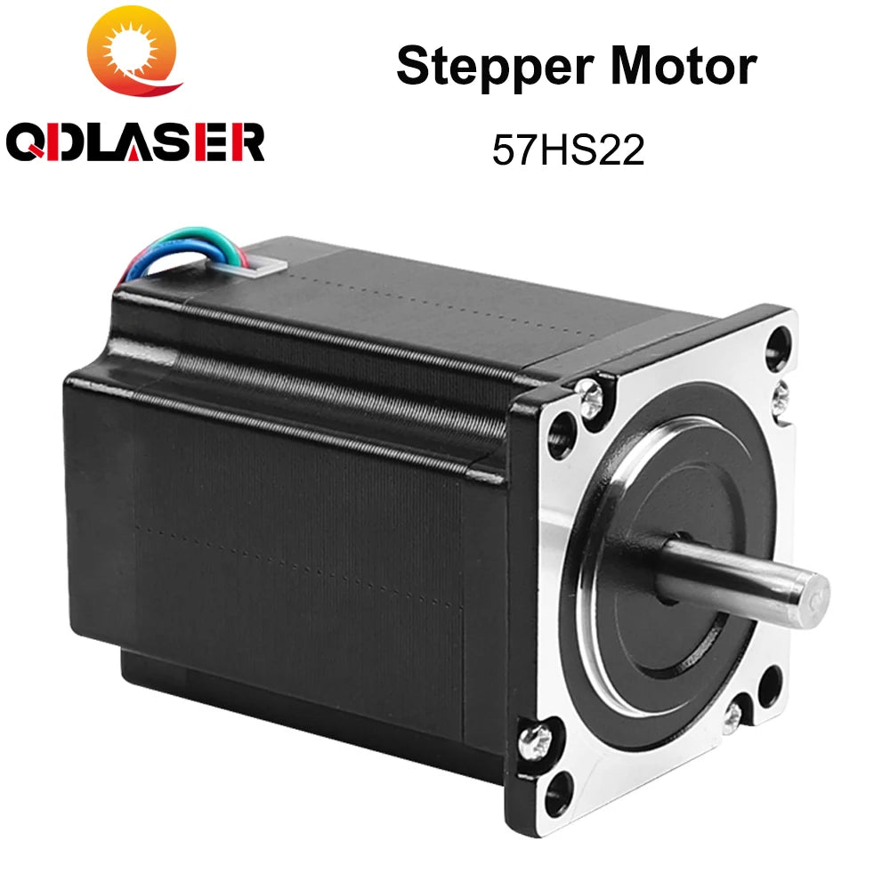 QDLASER Laser Spare Parts Nema 23 220V Leadshine 2-Phase Stepper Motor 57HS22