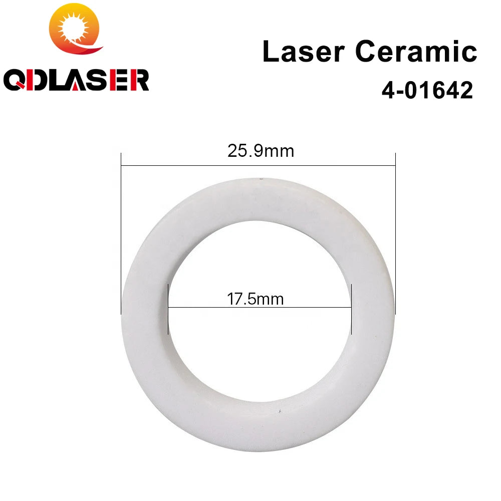 QDLASER Laser Ceramic Insulating Ring 4-01642 for Laser Cutting Machine Parts Wholesale OEM Support