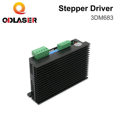 QDLASER Leadshine 3DM683 3 Phase Stepper Motor Driver 20-60 VDC Input Voltage and Max 8.3A Output Current Stepper Drive