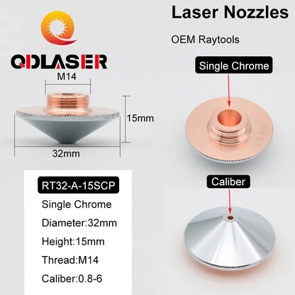 QDLASER OEM Laser Cutting Nozzle Type a D32mm for Raytools