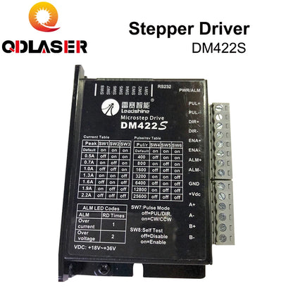QDLASER Leadshine 2-Phase Stepper Motor Driver Controller DM422S for Engraving Machine