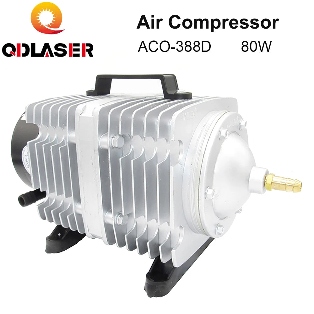 QDLASER 80W AC Air Compressor Electrical Magnetic Air Pump