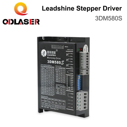 QDLASER Leadshine Stepper Motor Driver 3DM580 3 Phase 18-50VDC 1.0-8.0A Upgrade 3DM580 for CO2 Laser Cutting Engraving Machine