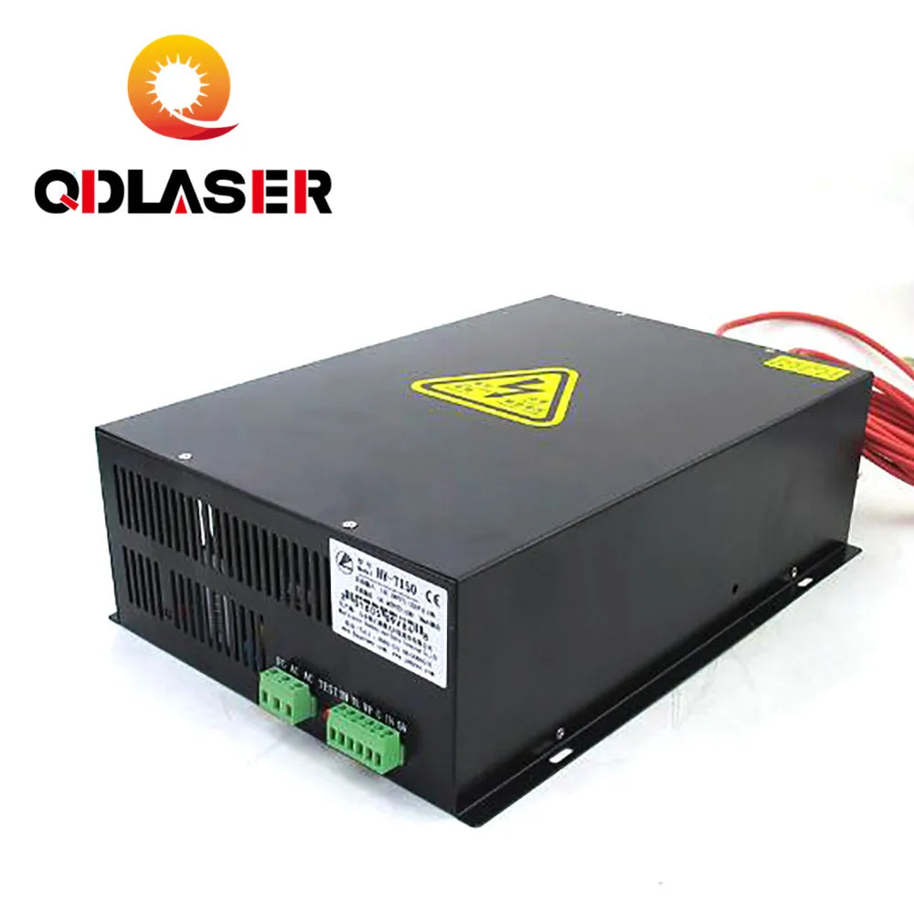 QDLASER 150W CO2 Laser Power Supply for CO2 Laser Engraving Cutting Machine HY-T150 T / W Plus Series with Long Warranty