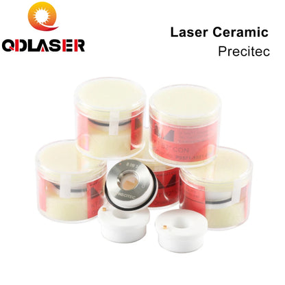 QDLASER Fiber Laser Ceramic Rings Parts D28 D32 KT B2" CON Laser Nozzle Holder Precitec for Raytools Empower Laser