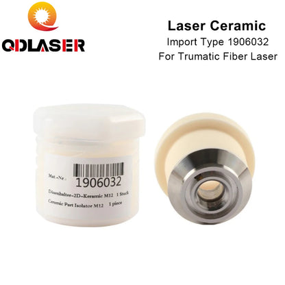 QDLASER High Quality Imported Ceramic1906032 Laser Ceramic Nozzle Holder Ceramic Parts For Trudisk Trumatic Fiber Laser Cutting