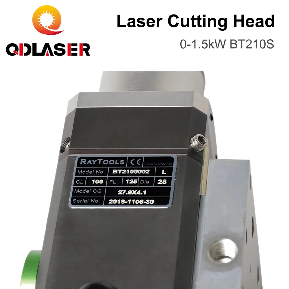 QDLASER BT210s 0-1500w Fiber Laser Cutting Head for Metal Cutting