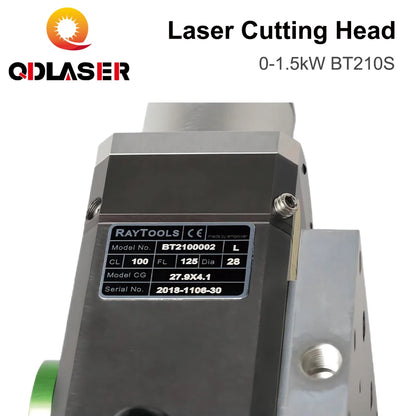 QDLASER BT210s 0-1500w Fiber Laser Cutting Head for Metal Cutting