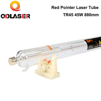 SPT TR45 Ceramic CO2 Laser Tube 45w With Red Light Indication for Co2 Laser Engraving and Cutting Machine
