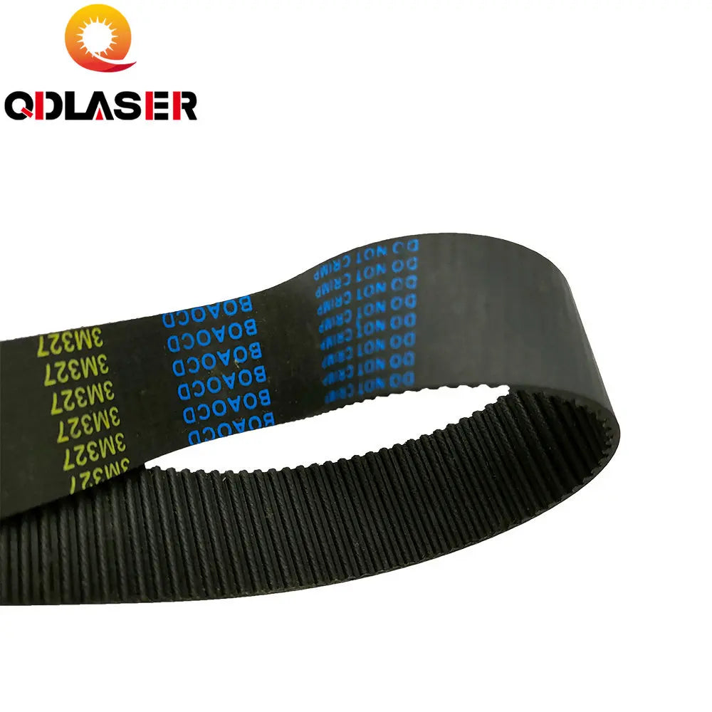 QDLASER HTD Closed Loop Timing Belt Transmission Belts Perimeter 324 327mm Customized Width 25 30mm