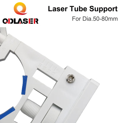 QDLASER CO2 Laser Tube Support Mount Flexible Plastic Dia.50-80mm for 50-180W Laser Tube Cutting and Engraving Machine Model a