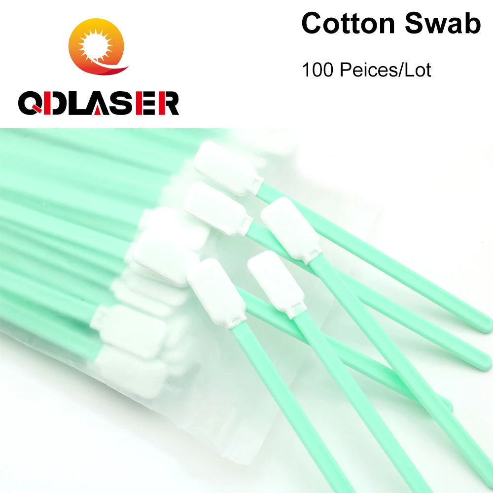 QDLASER  Cotton Swab For Fiber Laser Cutting Head Parts Laser Lens