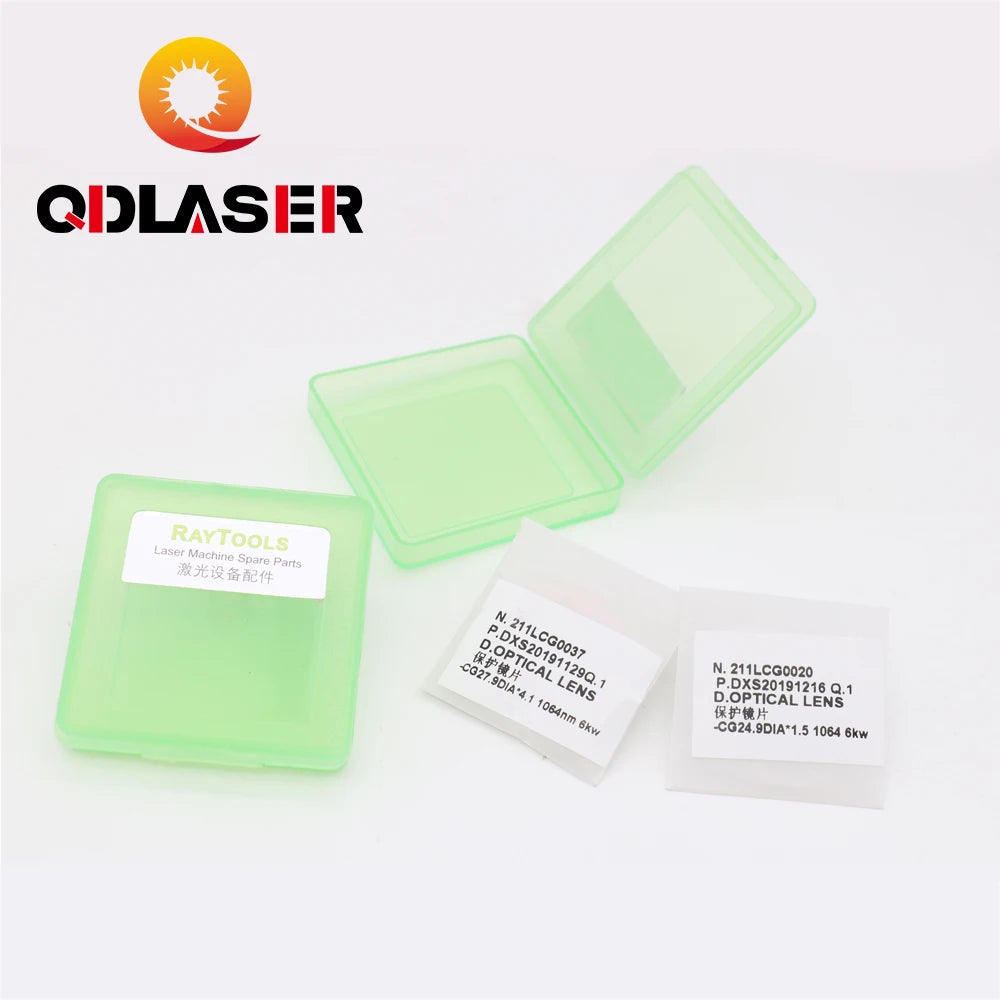 QDLASER 24.9*1.5 27.9*4.1 Optical Protective Laser Lens for Raytools BM114 Laser Cutting Head