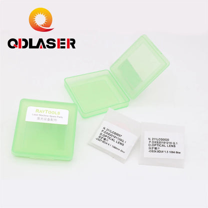 QDLASER 24.9*1.5 27.9*4.1 Optical Protective Laser Lens for Raytools BM114 Laser Cutting Head