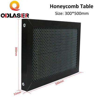 QDLASER Honeycomb Working Table 500*300 mm Customizable Size Board Platform Laser Parts for CO2 Laser Engraver Cutting Machine