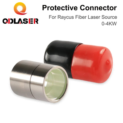 QDLASER Protective Connector 0-4KW Output Connector Protective Lens Group QBH  for Raycus Fiber Laser Source Fiber Laser Cutting