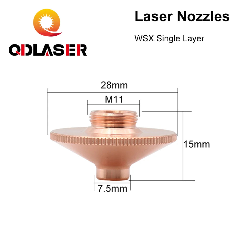 QDLASER OEM WSX H Single Layer Laser Cutting Nozzle