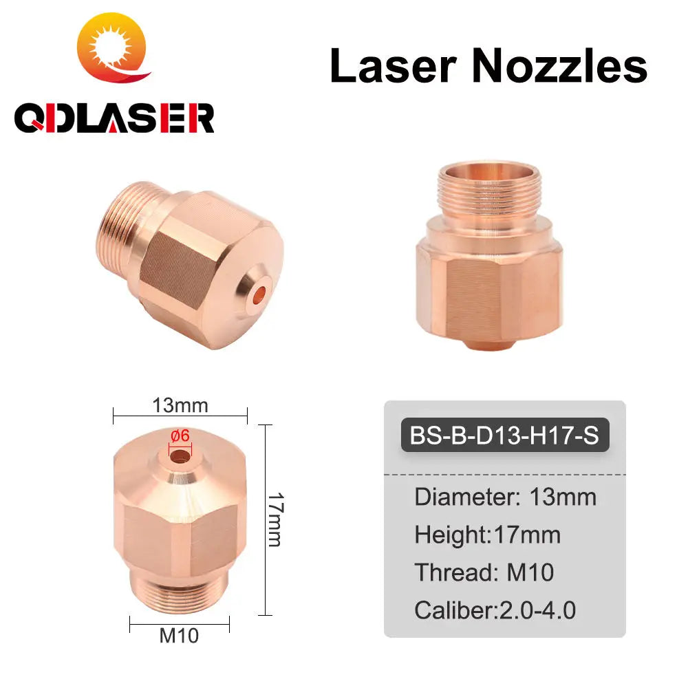 QDLASER HK08 HK10 HK12 HK15 HK17 HK20 HK25 HK30 Laser Nozzles for OEM Byst Fiber Laser Cutting Machine