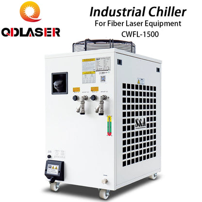 QDLASER Industry Air Water Chiller CWFL-1500AN & 1500BN for Fiber Laser Engraving and Cutting Machine