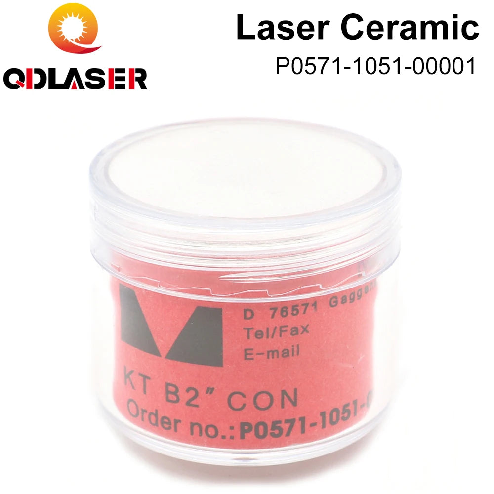 QDLASER Laser Fiber Ceramic D28/32 OEM Precitec KT B2 CON P0571-1051-00001 Nozzle Holder for Fiber Laser Head