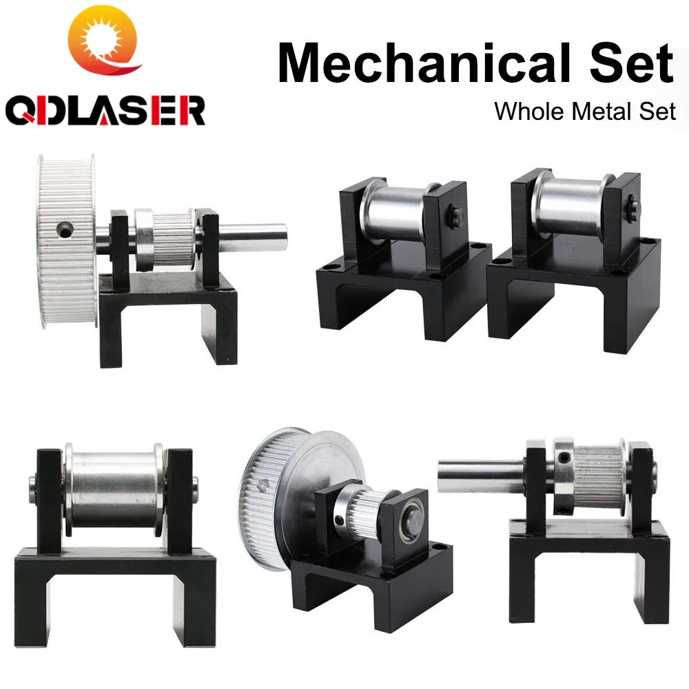 QDLASER Gear Base Set Machine Co2 Laser Mechanical Parts for Co2 Laser Engraving Cutting Machine