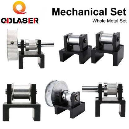 QDLASER Gear Base Set Machine Co2 Laser Mechanical Parts for Co2 Laser Engraving Cutting Machine