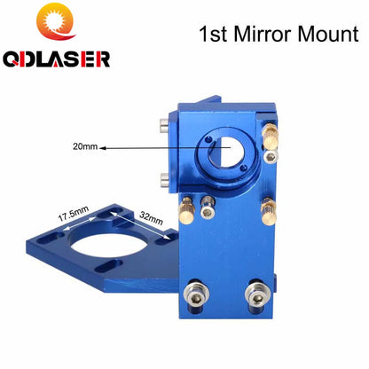 K40 CO2 Laser Head 1st/2nd Mirror Support & K-Series 4060 Laser Head Sets D12/18/20mm