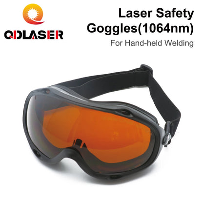 QDLASER 1064nm Fiber Welding Safety Glasses Type F 190-550 & 800-1100nm OD7+ Protective Glasses Shield Protection Eyewear