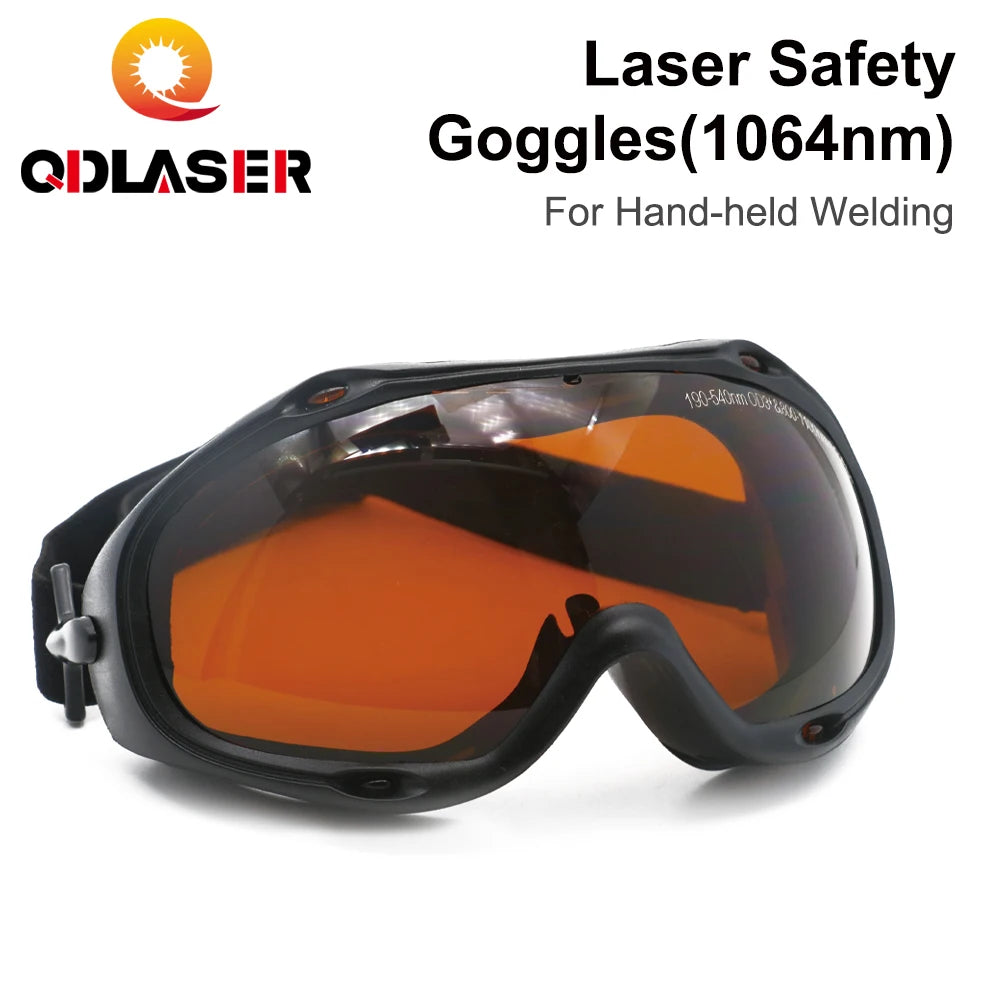 QDLASER 1064nm Fiber Welding Safety Glasses Type F 190-550 & 800-1100nm OD7+ Protective Glasses Shield Protection Eyewear