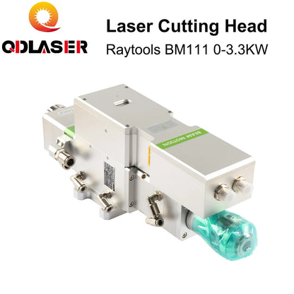 QDLASER  3KW High Speed Cutting Automatic Focusing Highly Dustproof Fiber Laser Cutting Machine Head BM111 for Raytools
