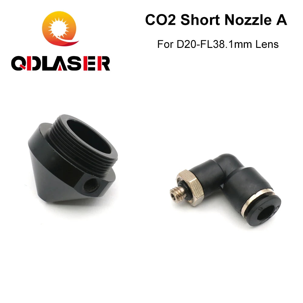 QDLASER  Short Nozzle With Fitting for D20-F38.1mm Lens