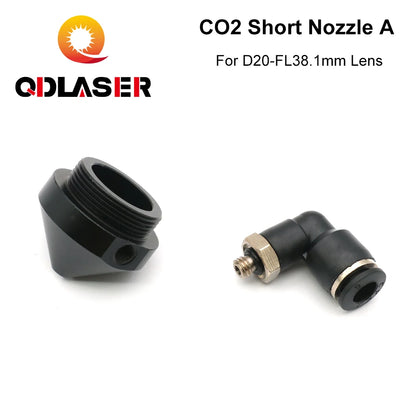 QDLASER  Short Nozzle With Fitting for D20-F38.1mm Lens