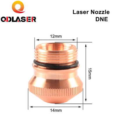 QDLASER OEM Laser Cutting Nozzle for DNE H Fiber Laser Cutting Head