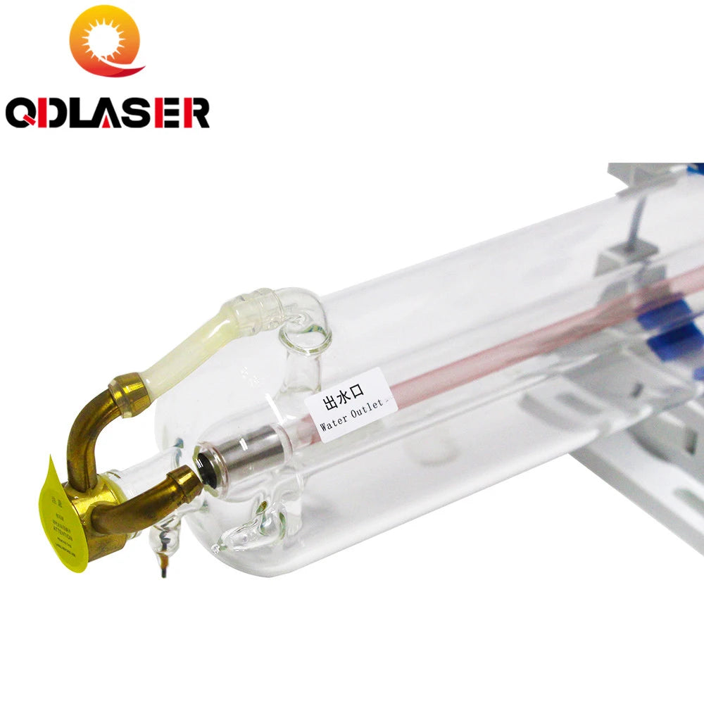 QDLASER Yongli 80W 100W 130W 140W CO2 Laser Tube Model R3 R5 R7 R9