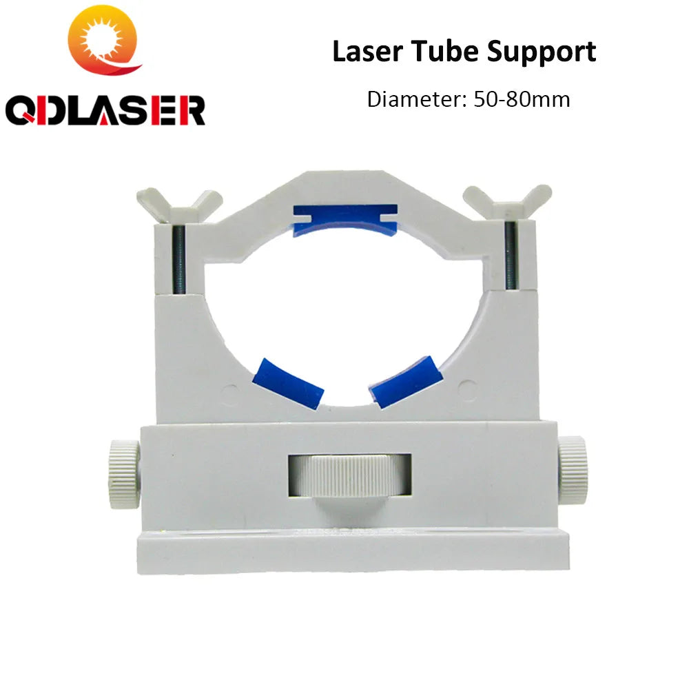 QDLASER Co2 Yongli Plastic Laser Tube Holder Support For 50-80mm Diameter Laser Tube