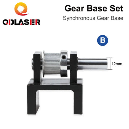 QDLASER Gear Base Set Machine Mechanical Parts for Laser Engraving Cutting Machine