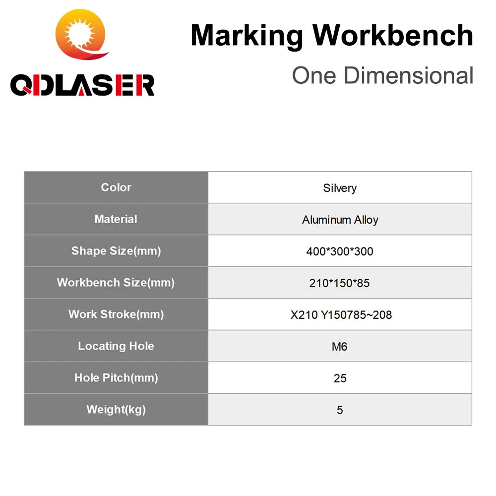 QDLASER Laser engraving machine table 1 Axis Moving 210*150mm Size Z AXIS Portable Cabinet Case DIY Part for Engraving Machine