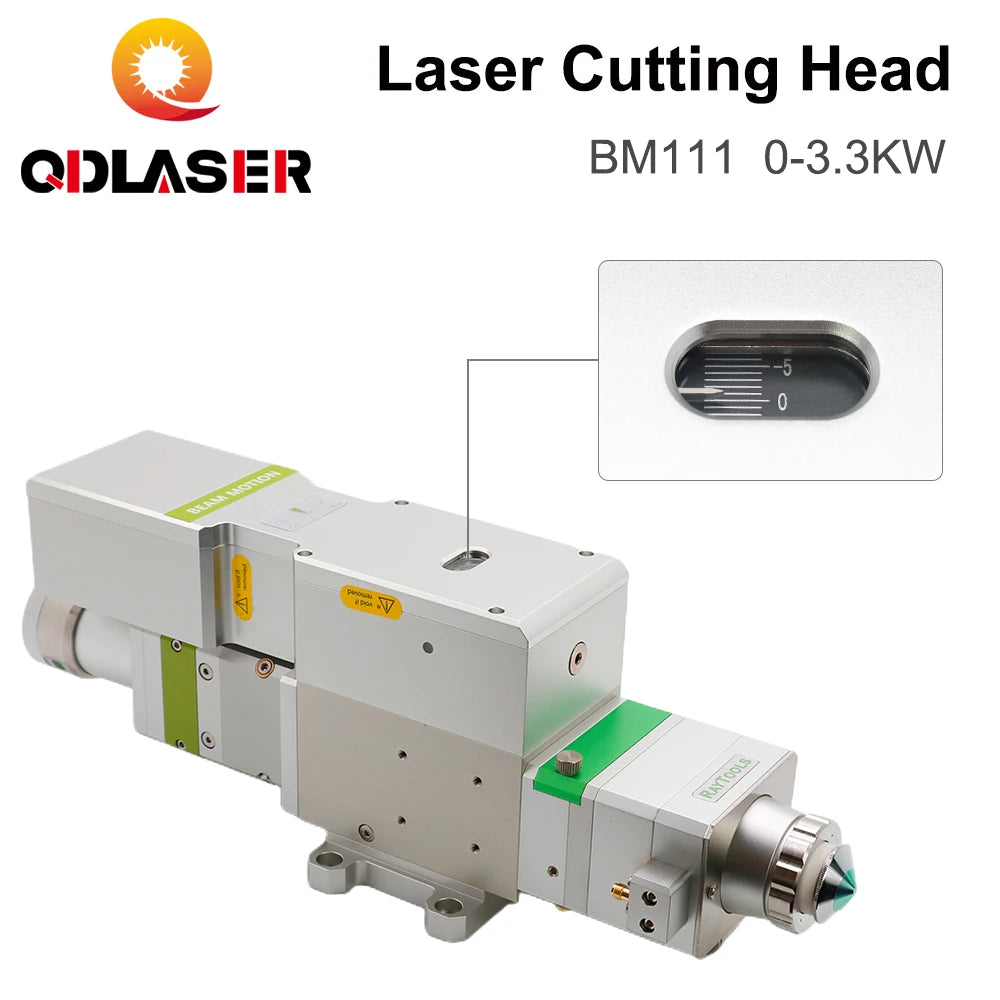 QDLASER BM111 0-3300W Auto Focusing Fiber Laser Cutting Head for Metal Cutting