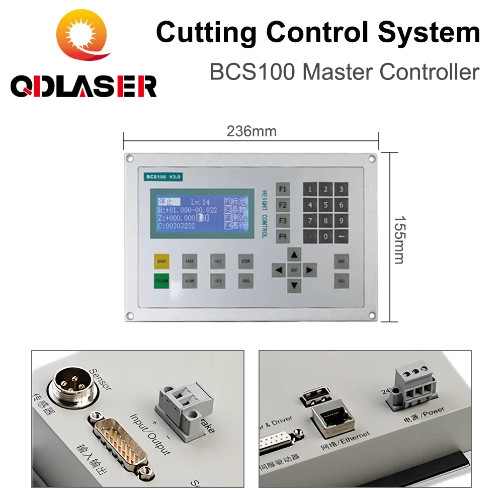 QDLASER Friendess FSCUT 4000 Laser Cutting Machine Control System FSCUT for Metal Cutting